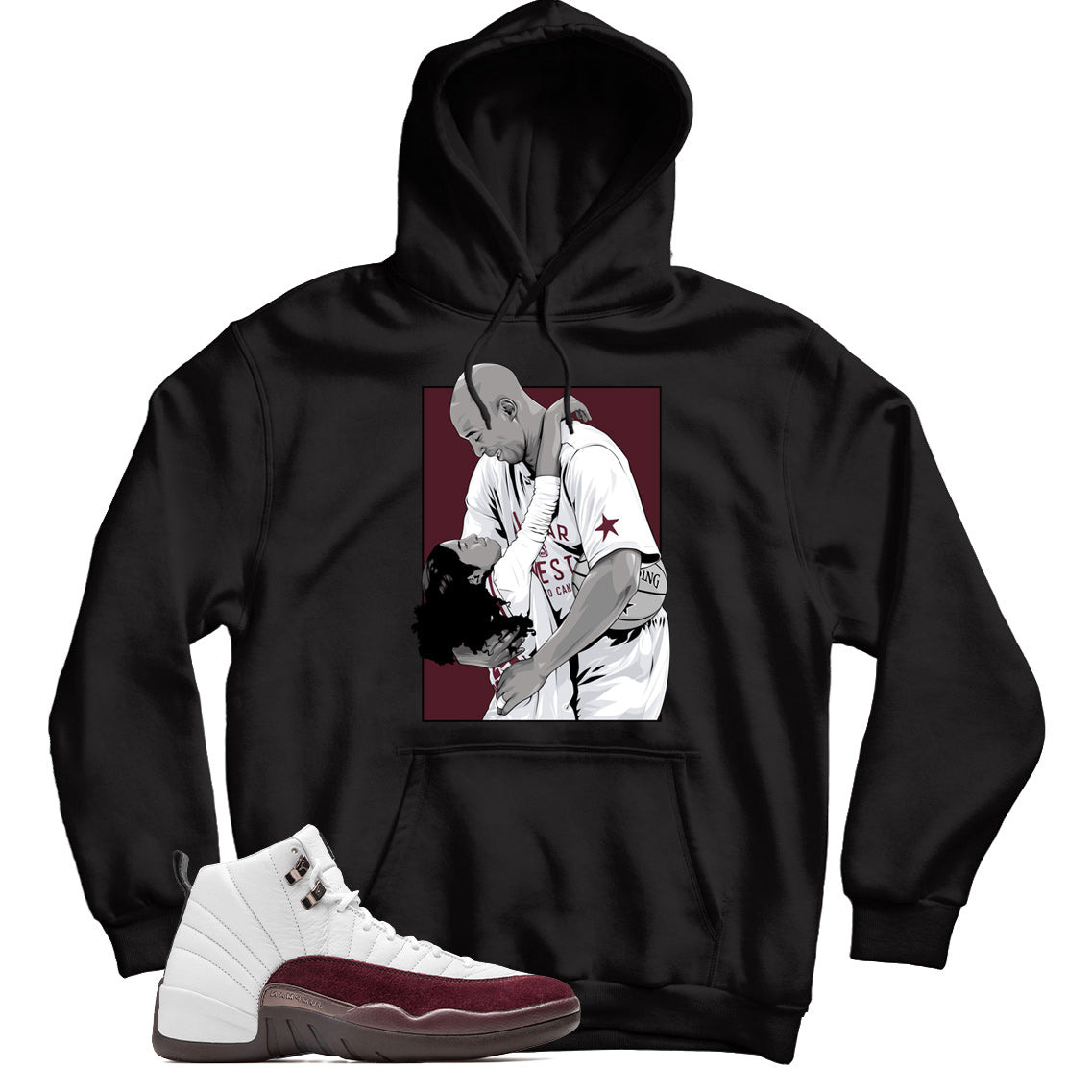 Jordan 12 A Ma Maniere White hoodie