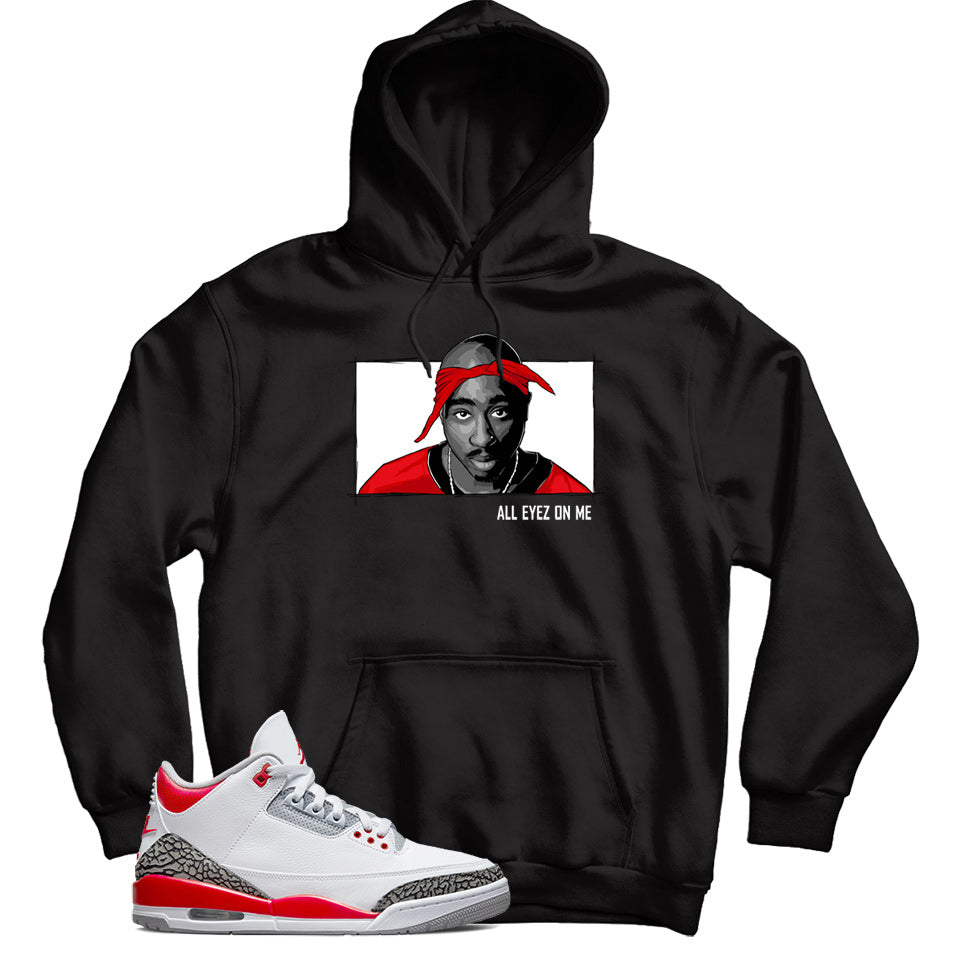 Jordan 3 Fire Red hoodie