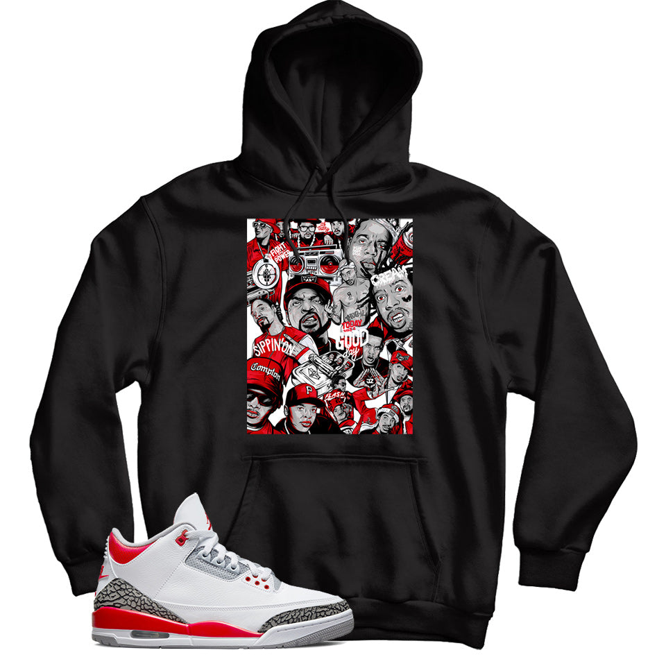 Jordan Fire Red hoodie