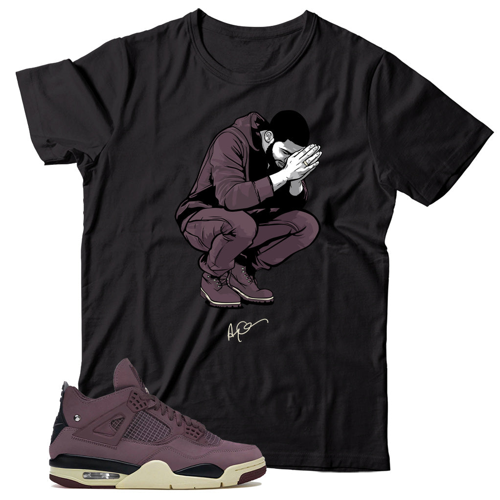 Jordan 4 A Ma Maniere Violet Ore shirt