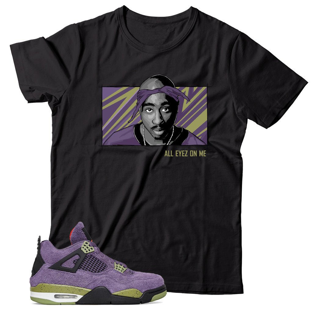 Jordan 4 Canyon Purple shirt