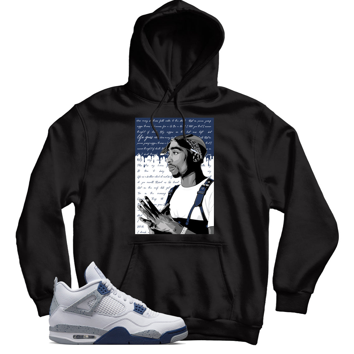 Jordan 4 Midnight Navy hoodie