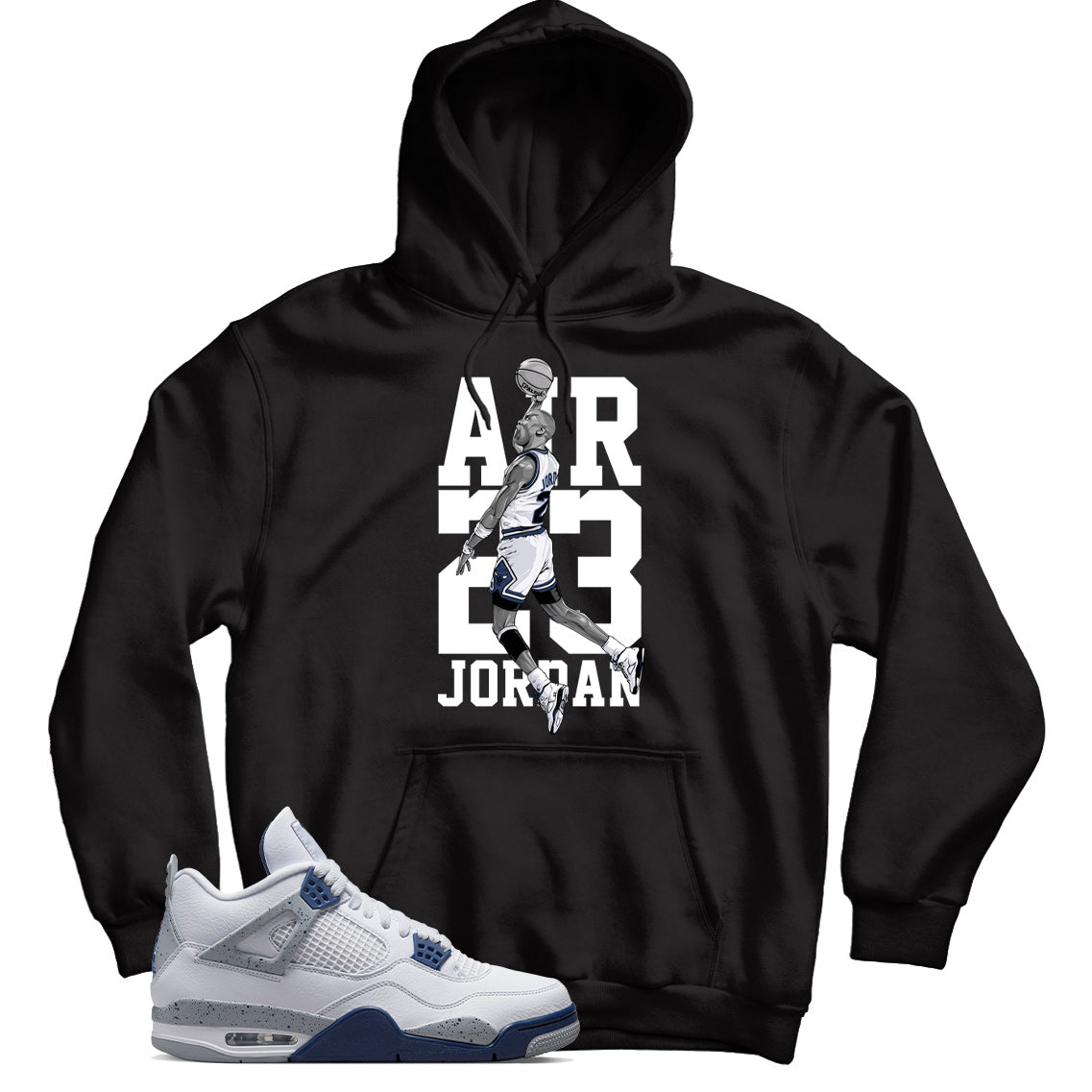 Jordan 4 Midnight Navy hoodie