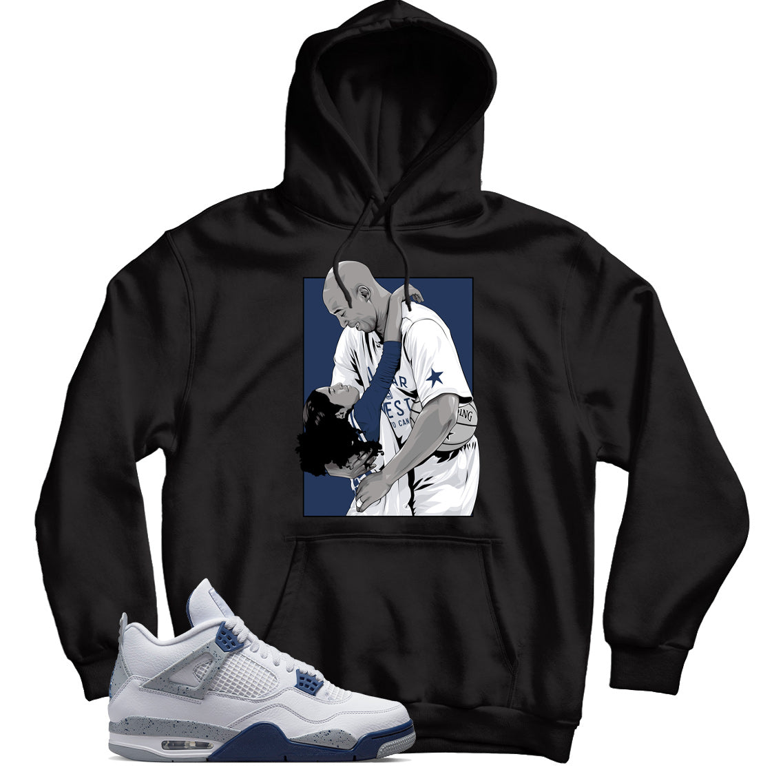 Jordan 4 Midnight Navy hoodie