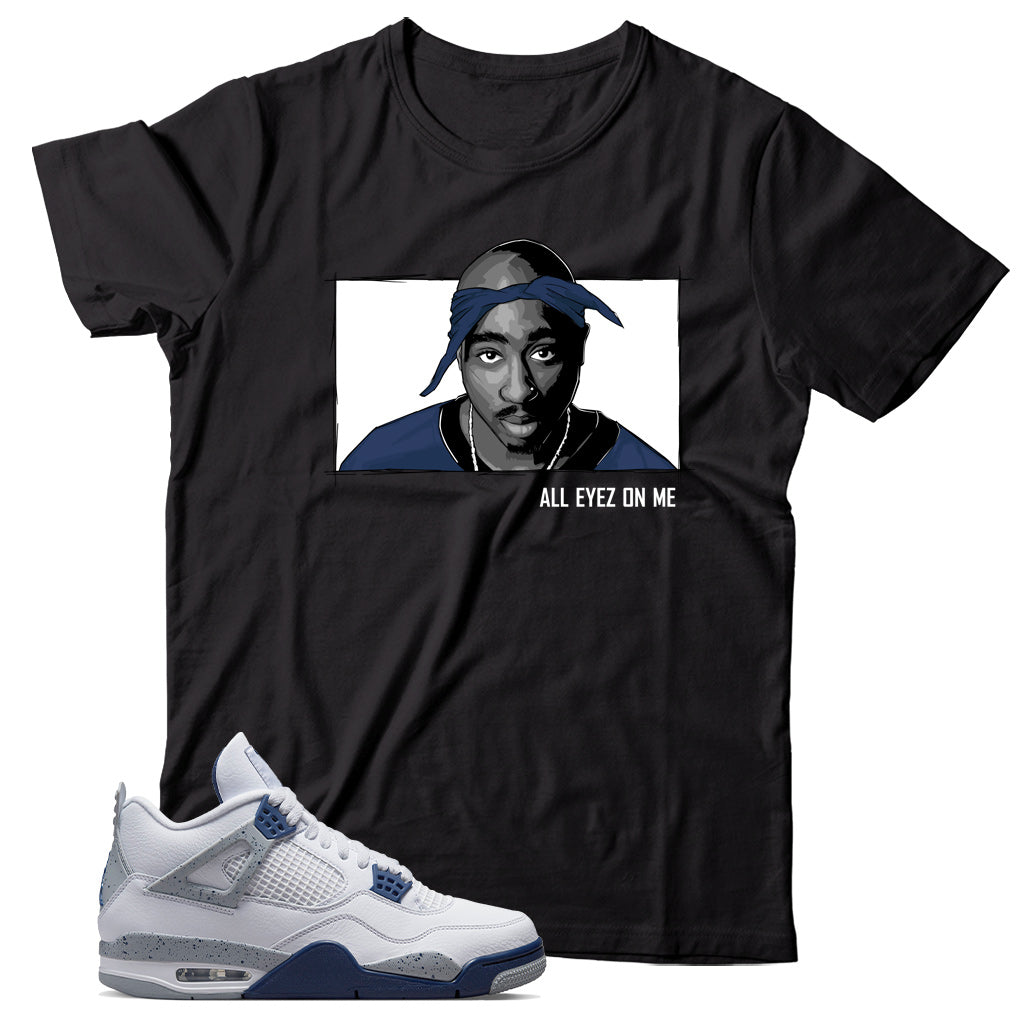 jordan 4 midnight navy shirt
