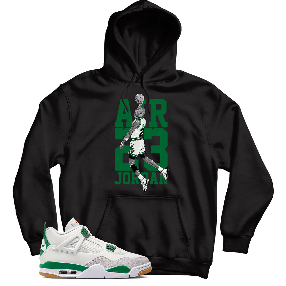 Jordan 4 SB Pine Green Hoodie