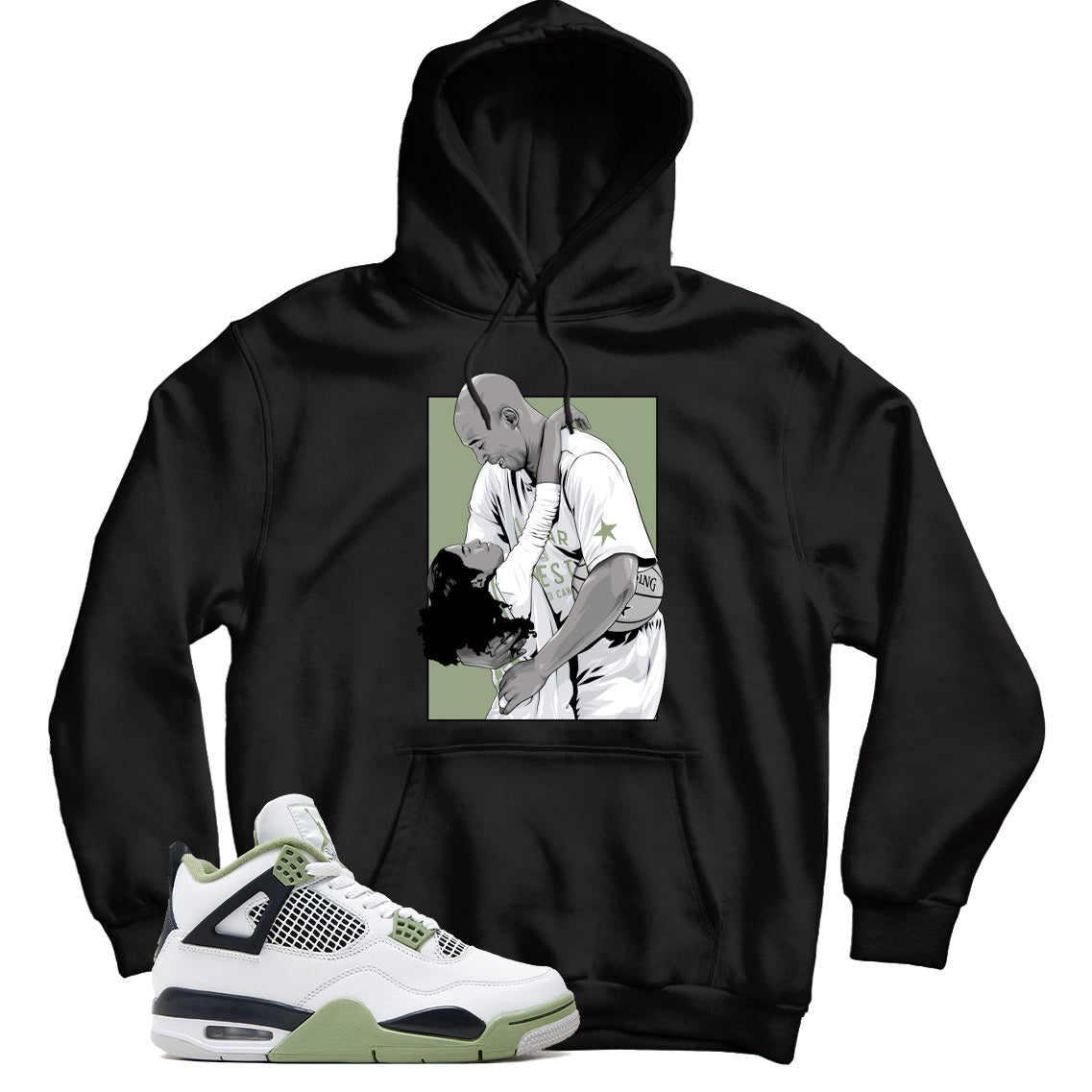 Jordan 4 Seafoam hoodie
