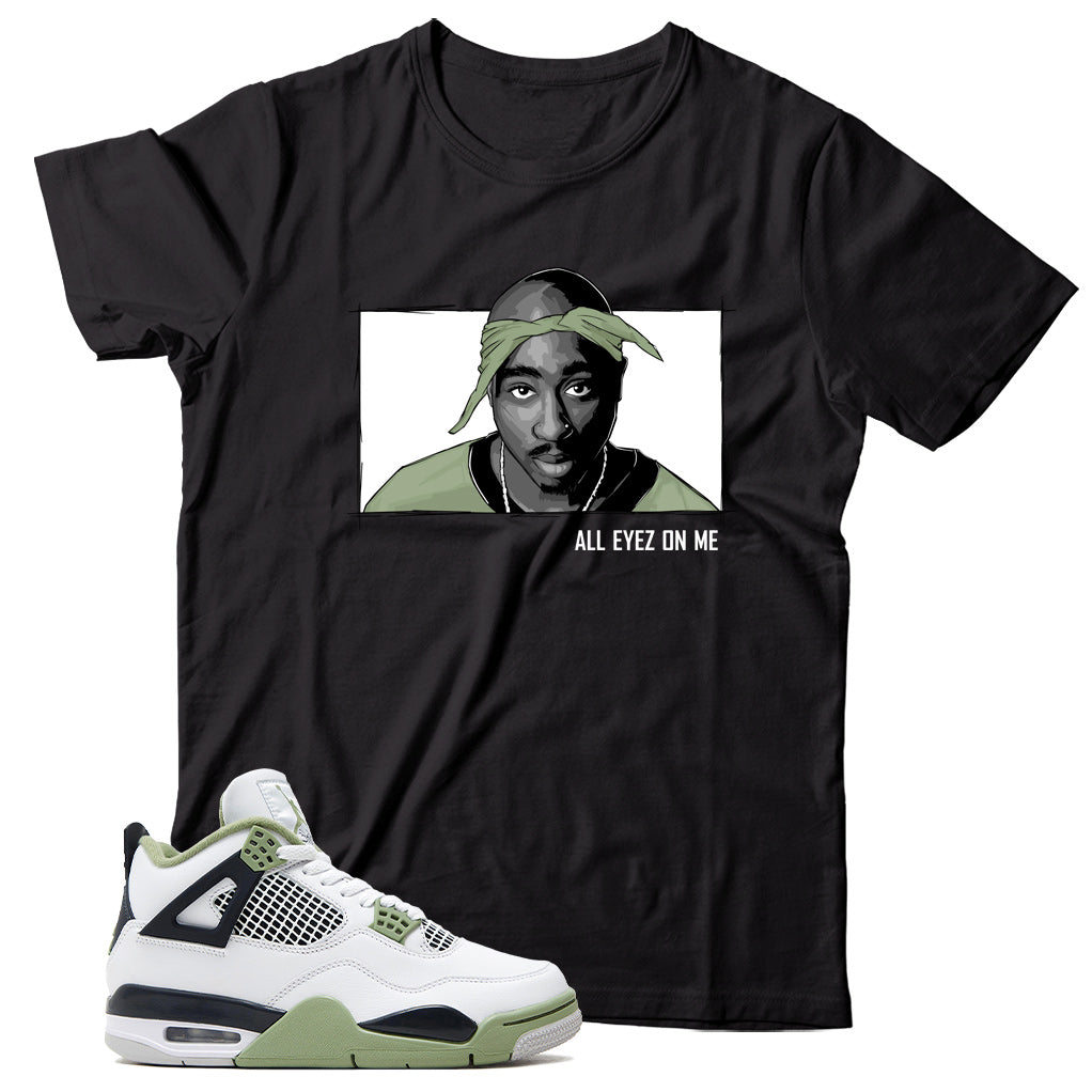 Jordan 4 Oil Green shirt