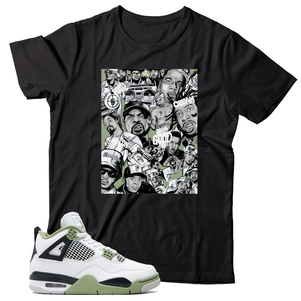 Jordan 4 Seafoam shirt