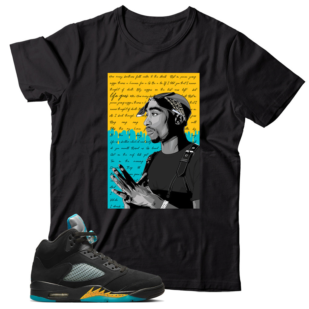 Jordan 5 Aqua shirt