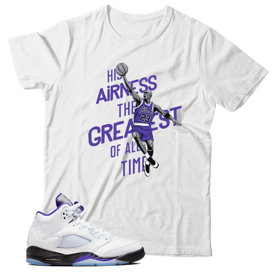 Jordan 5 Concord shirt