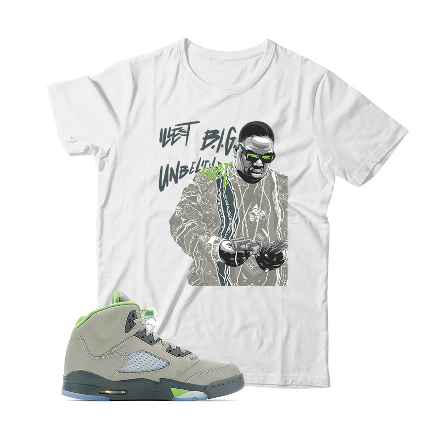 Jordan 5 Green Bean shirt