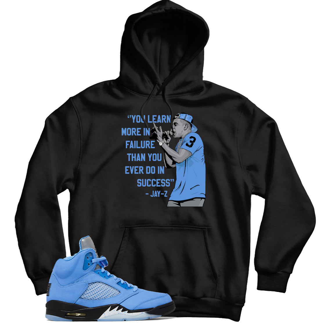 Jordan 5 UNC hoodie