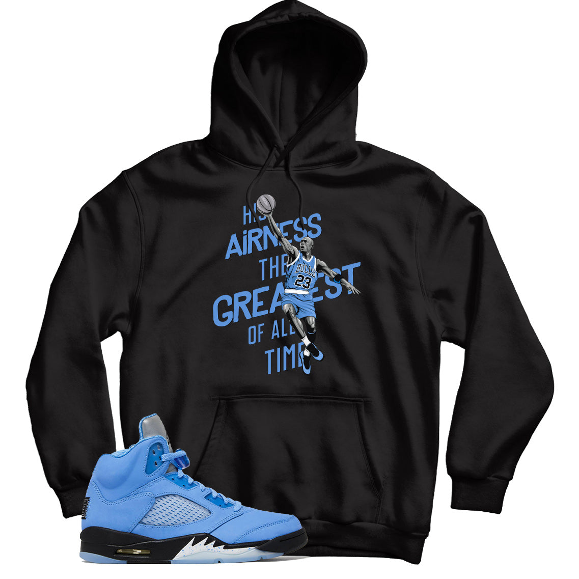 Jordan 5 UNC hoodie