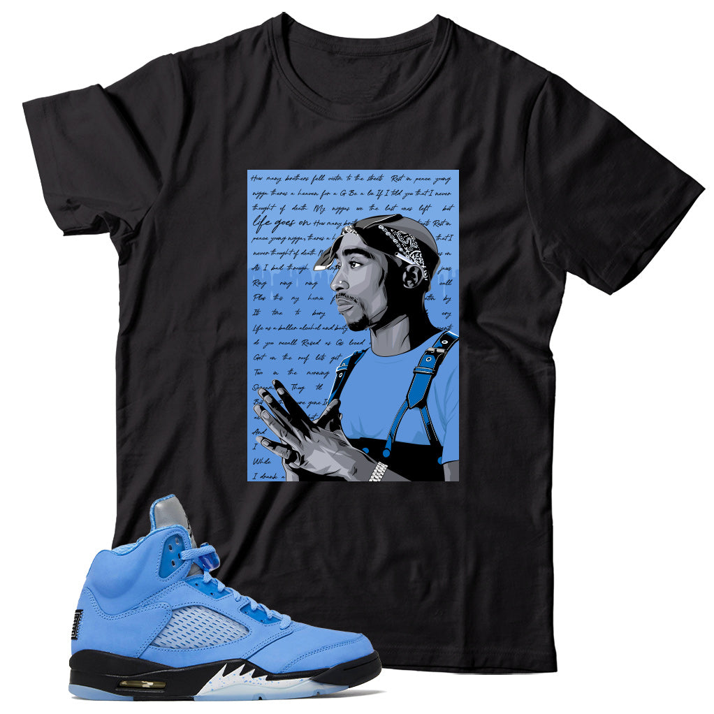 Air Jordan 5 Retro SE UNC Match T-Shirt