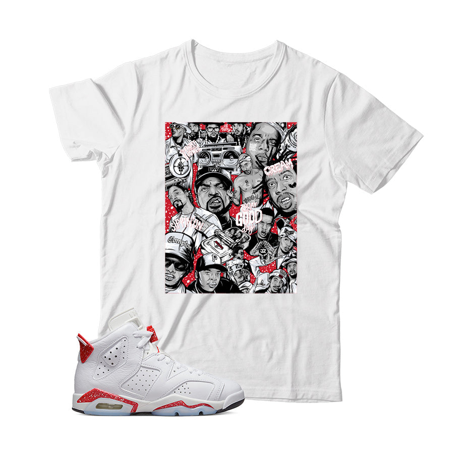 Jordan 6 Red Oreo shirt