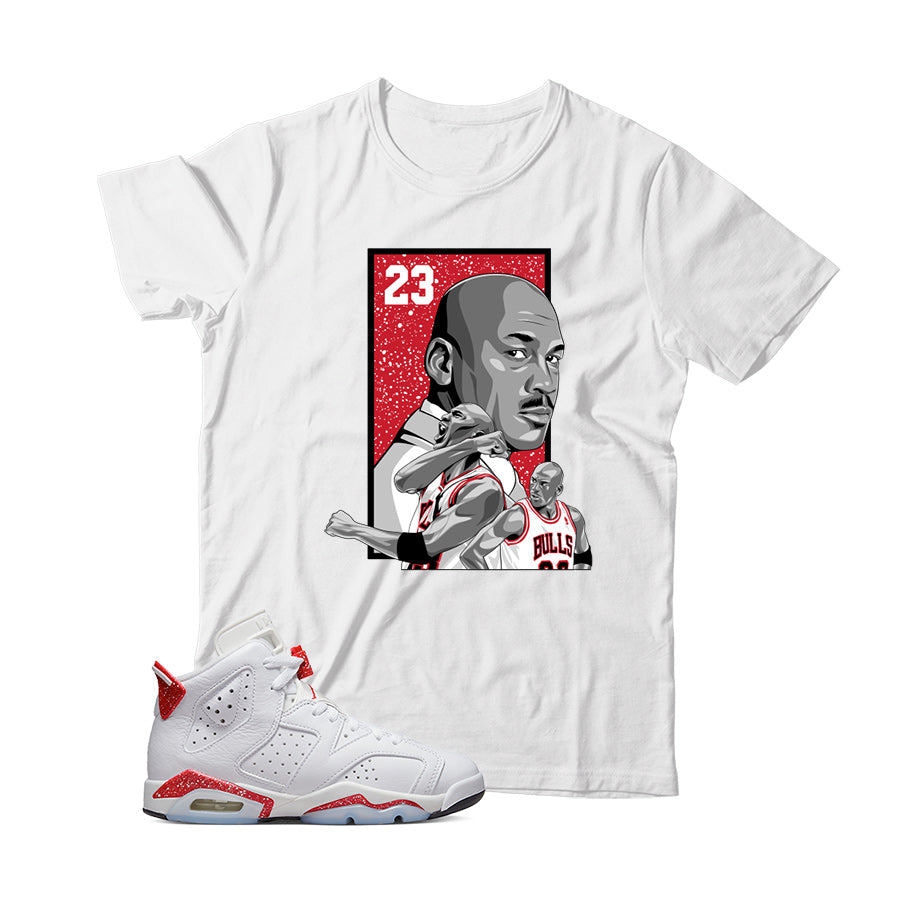 Jordan 6 Red Oreo shirt
