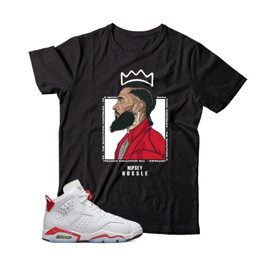 Jordan 6 Red Oreo shirt