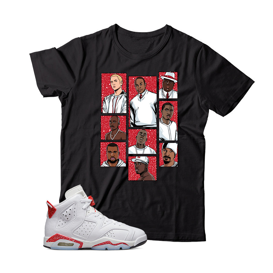 Jordan 6 Red Oreo shirt