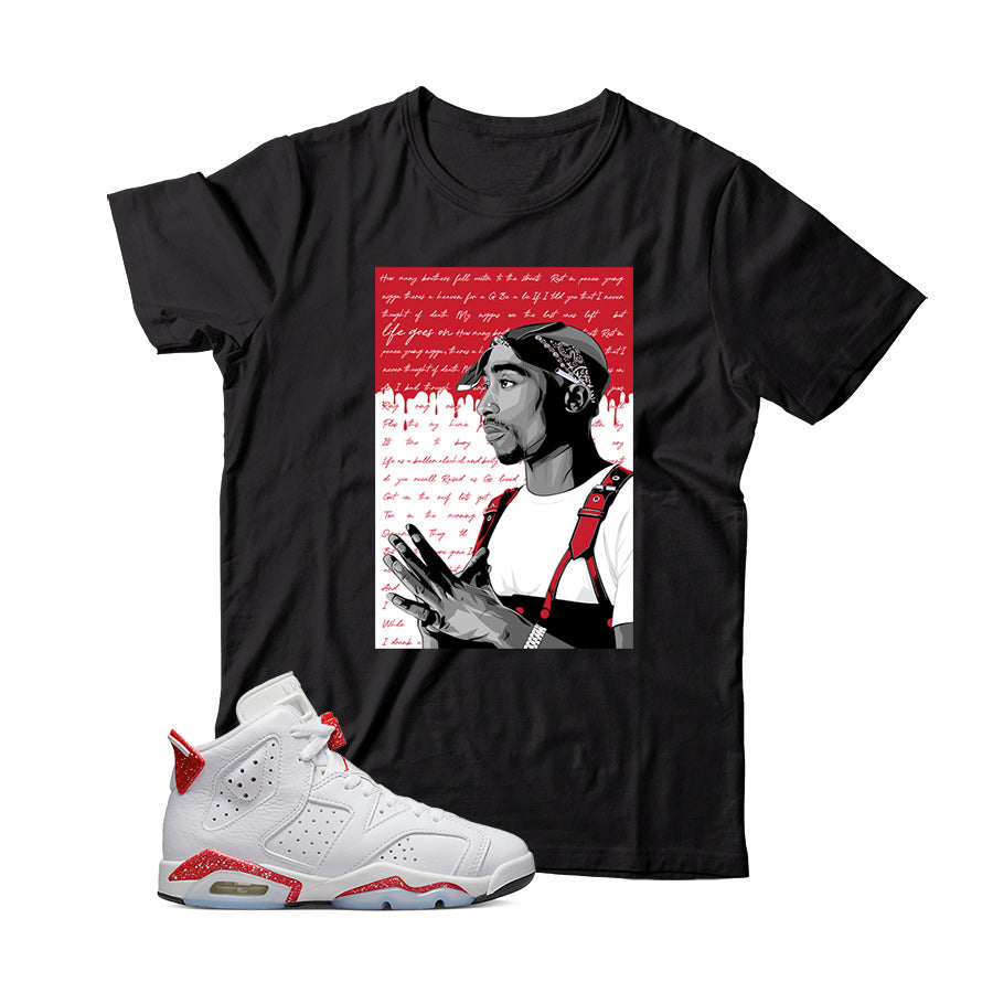 Jordan 6 Red Oreo shirt
