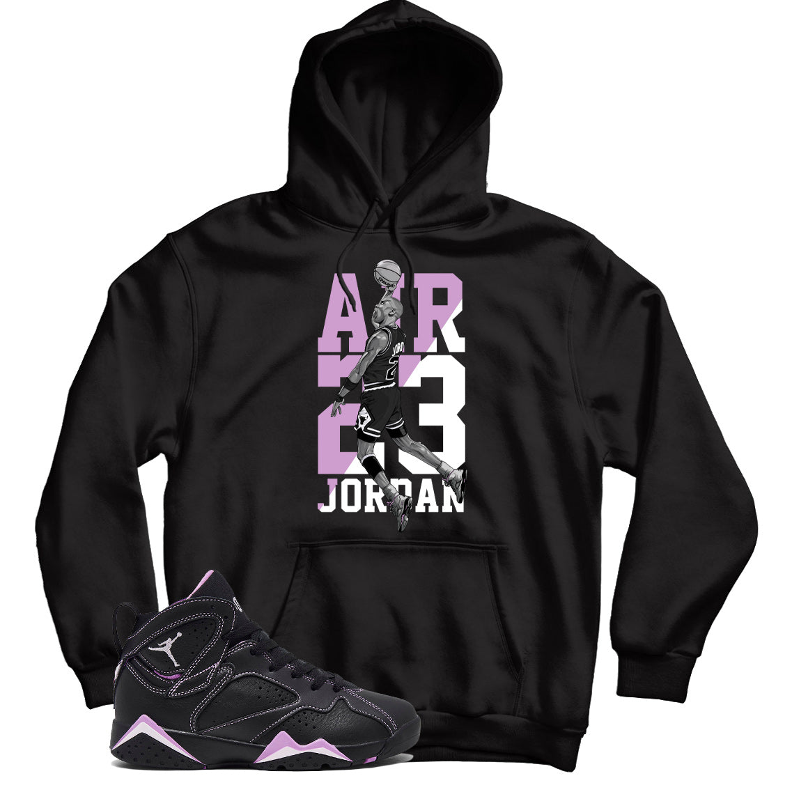 Jordan 7 Barely Grape hoodie