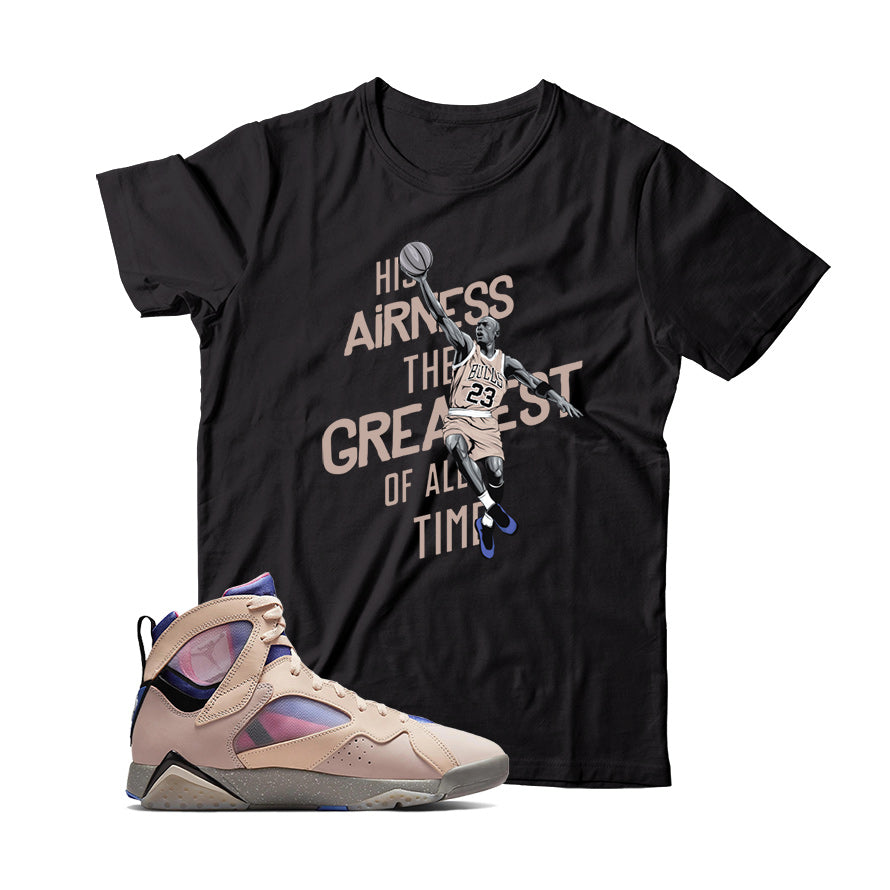 Jordan 7 Sapphire shirt