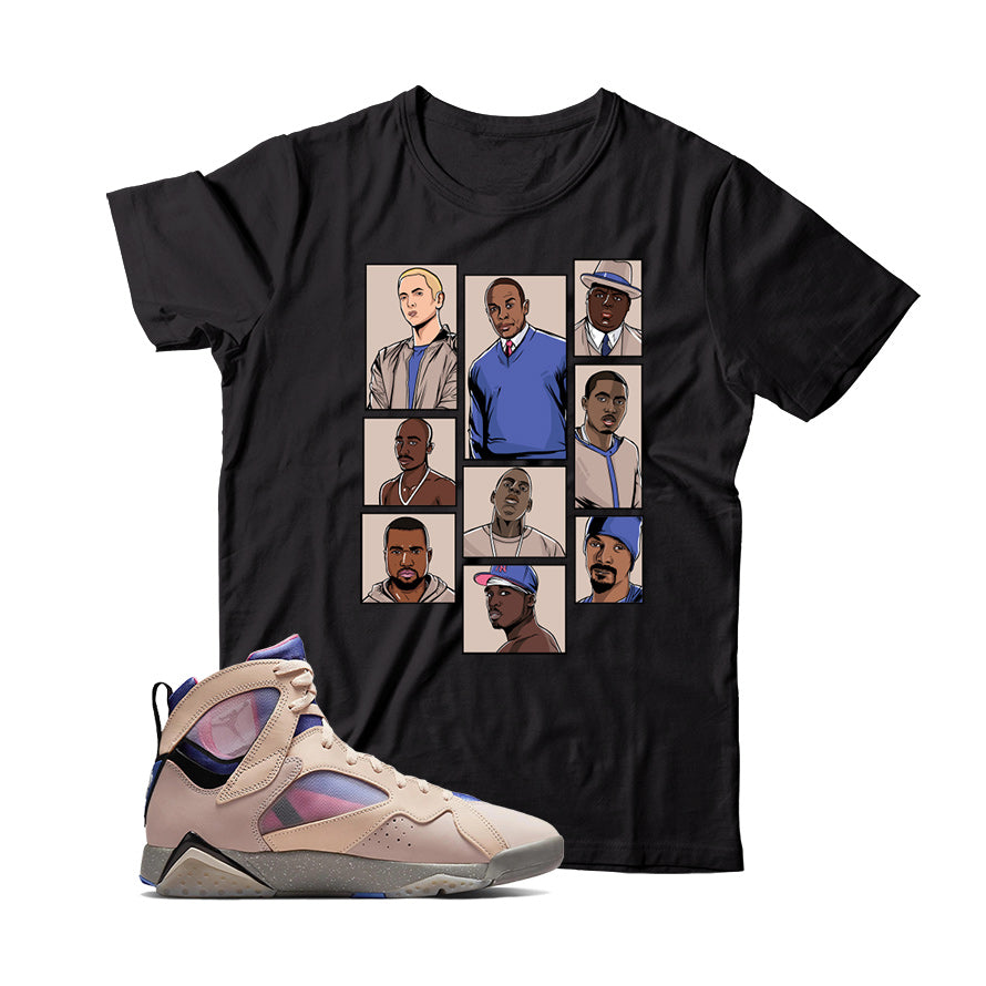 Jordan 7 Sapphire shirt