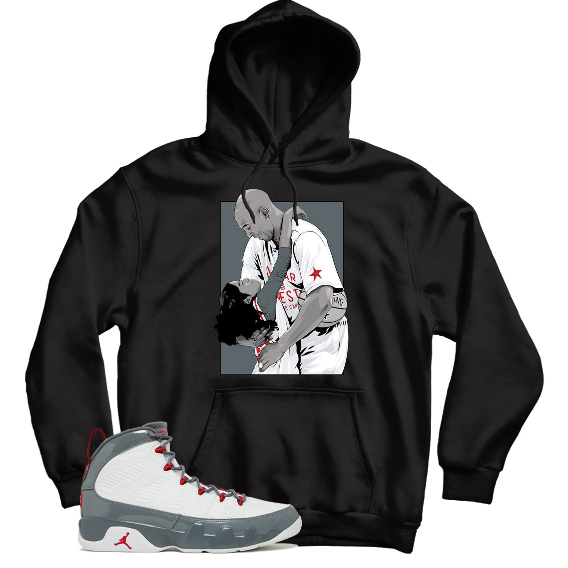 Jordan Fire Red hoodie