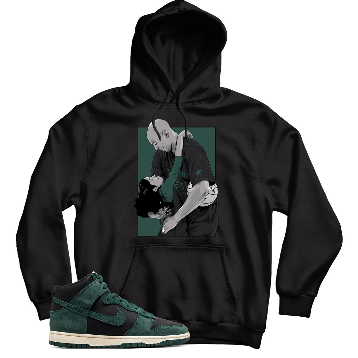 Dunk High Faded Spruce hoodie