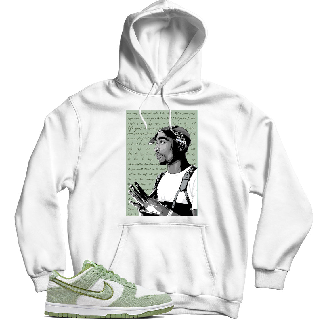 Nike Dunk Low Fleece Pack Honeydew hoodie