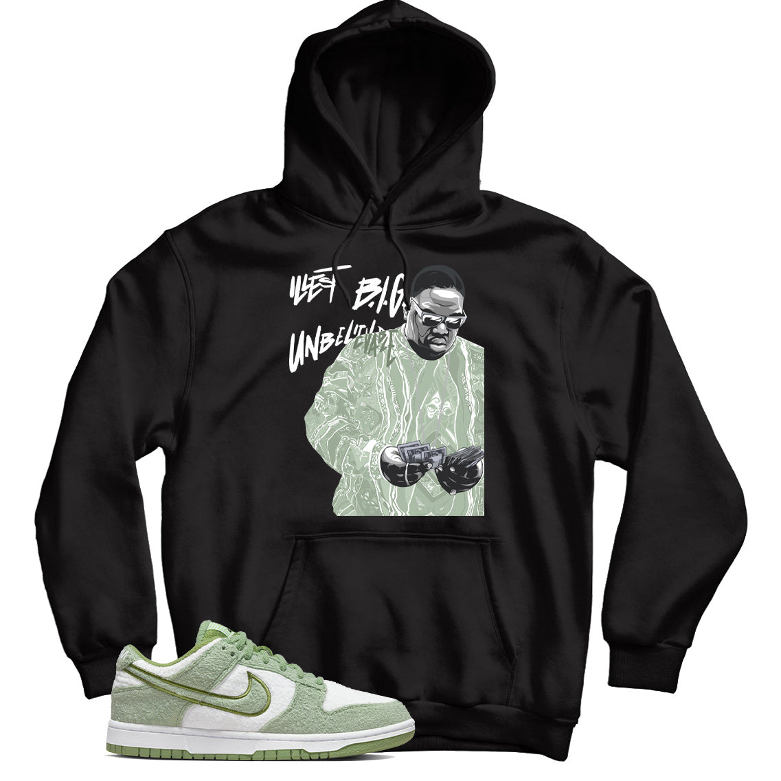 Dunk Low Fleece Honeydew hoodie
