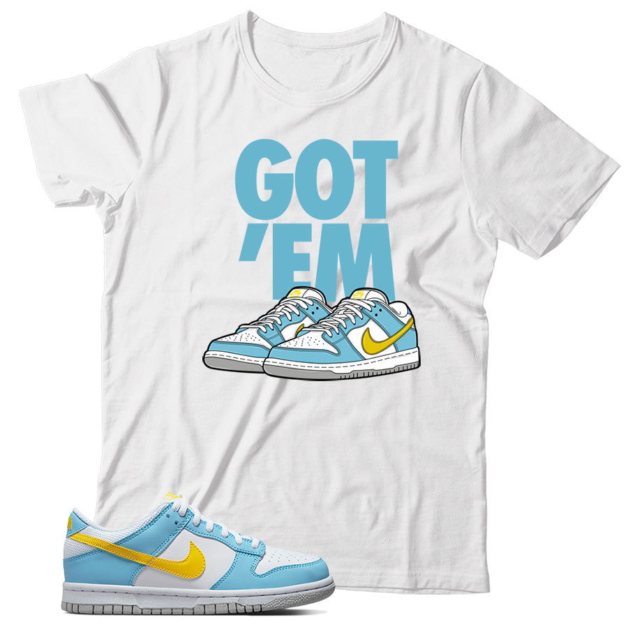 Dunk Low Homer Simpson shirt