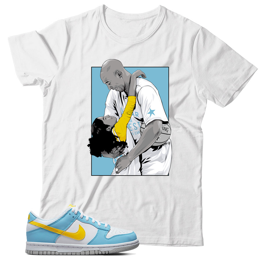 Dunk Low Blue Chill shirt
