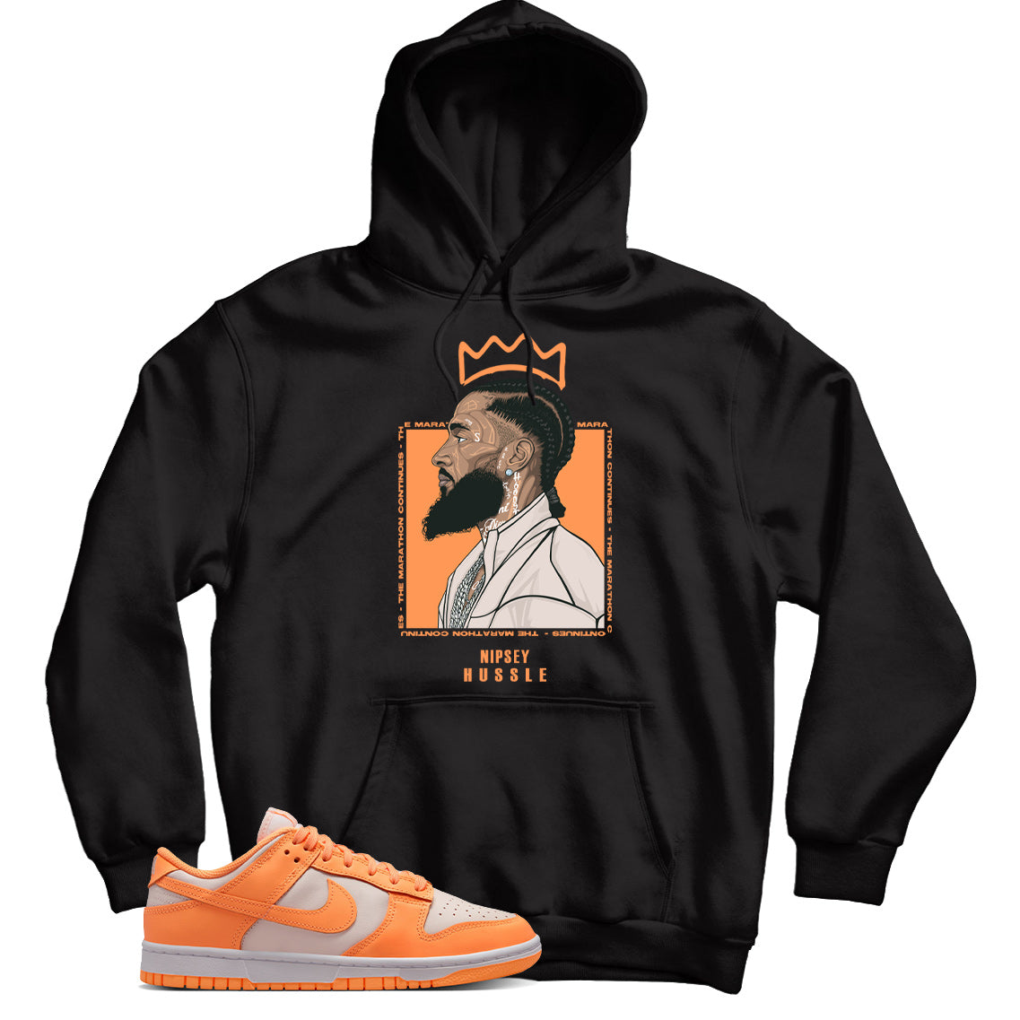 Dunk Low Peach Cream hoodie