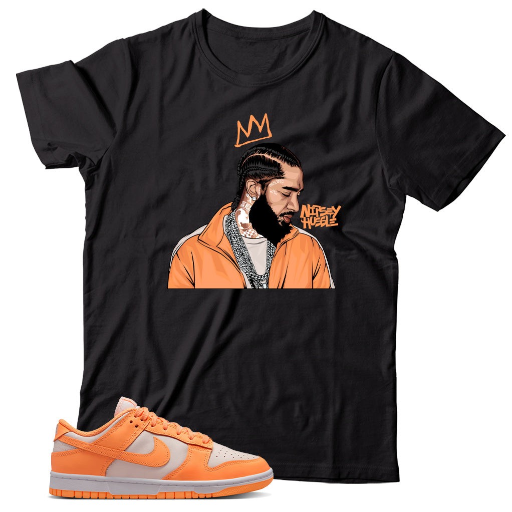 Dunk Low Peach Cream shirt