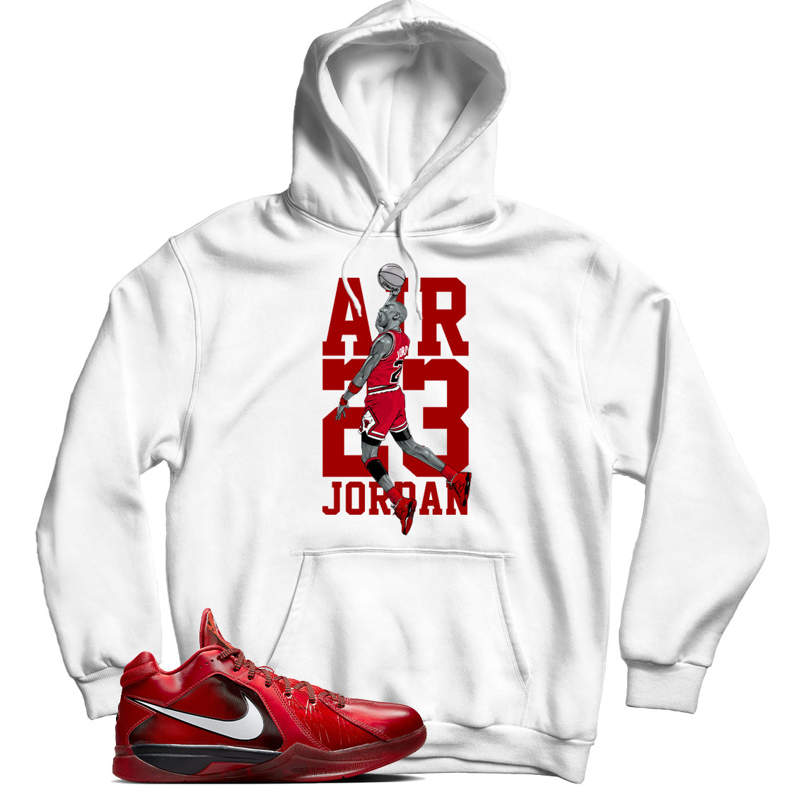 MJ Hoodie Match Nike KD 3 All Star Shirt Match Kicks