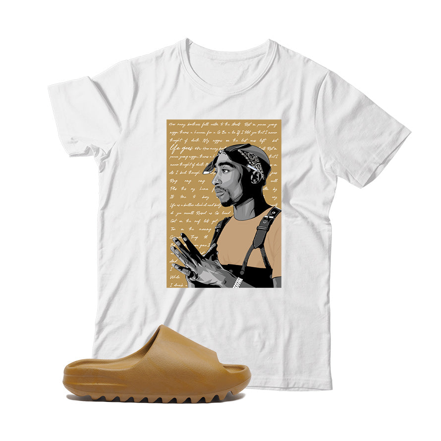 Yeezy Slide Ochre shirt