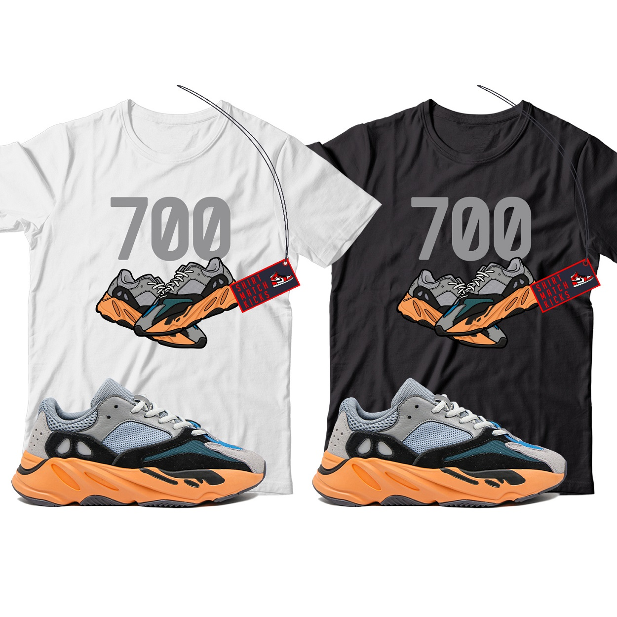 Yeezy 700 Wash Orange Shirt
