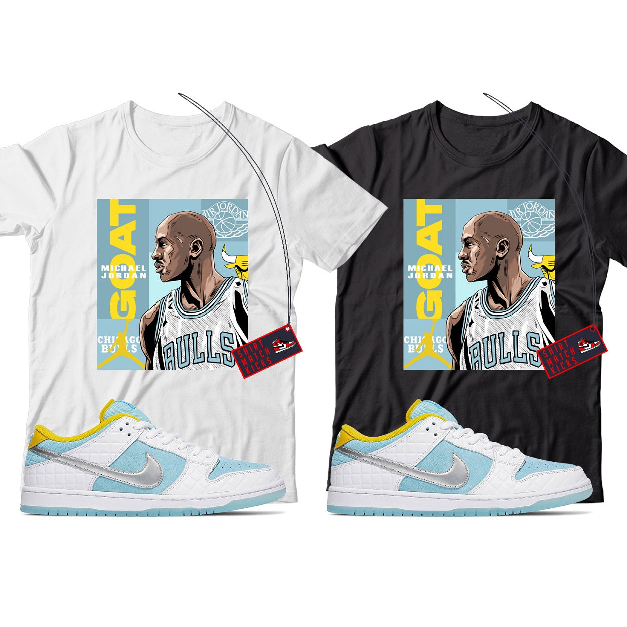 Dunk Low FTC Lagoon Pulse Shirt