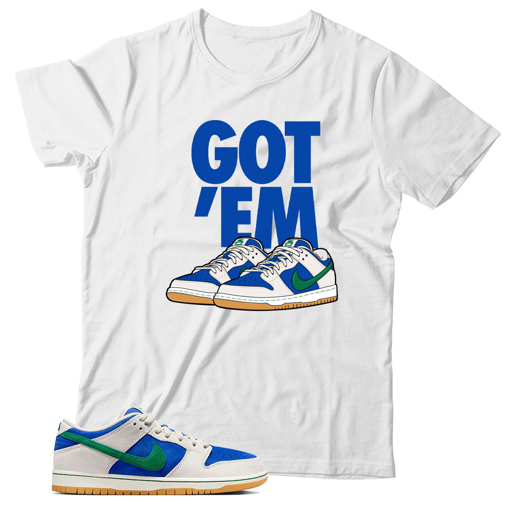 Dunk Low Royal Malachite shirt