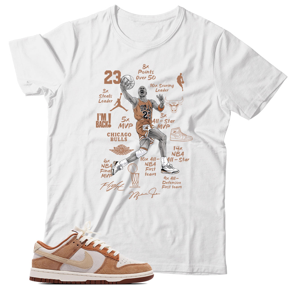 Dunk Low Medium Curry shirt