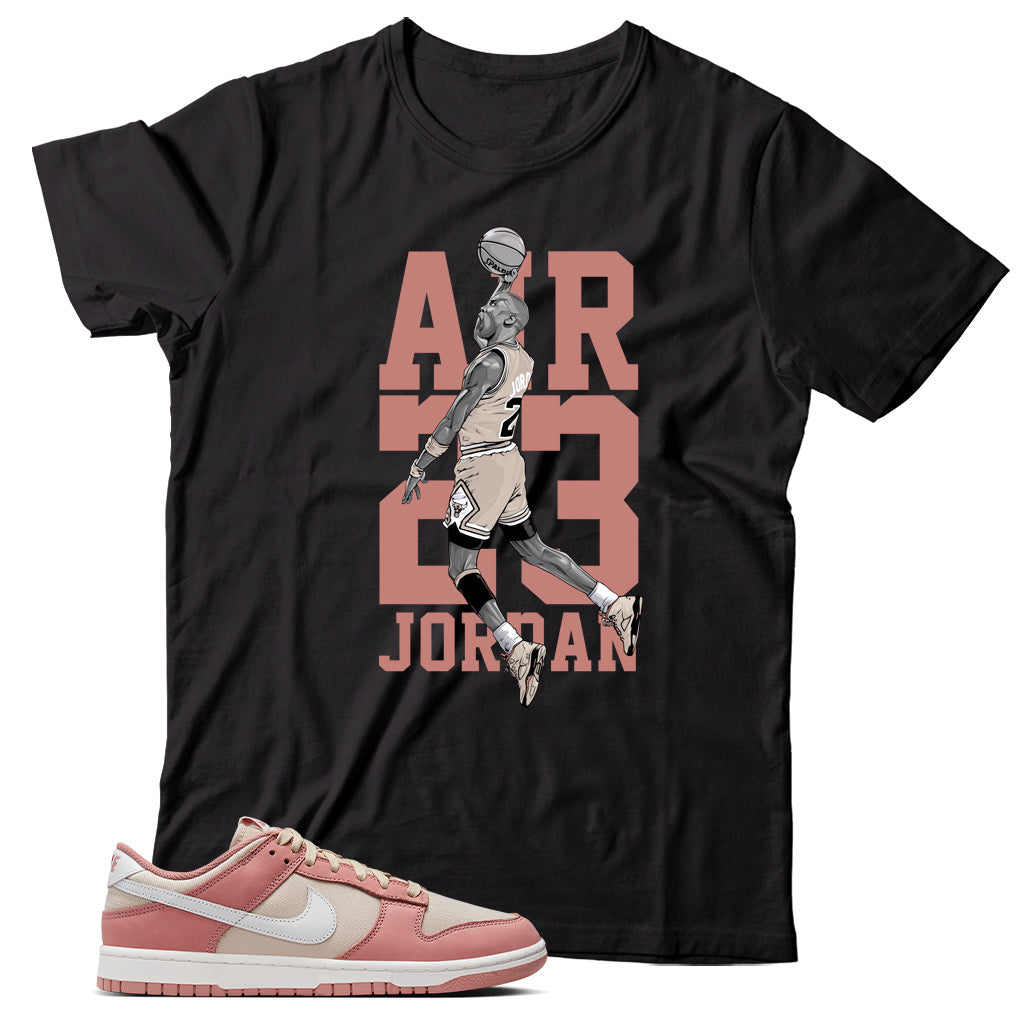 Dunk Low Red Stardust shirt