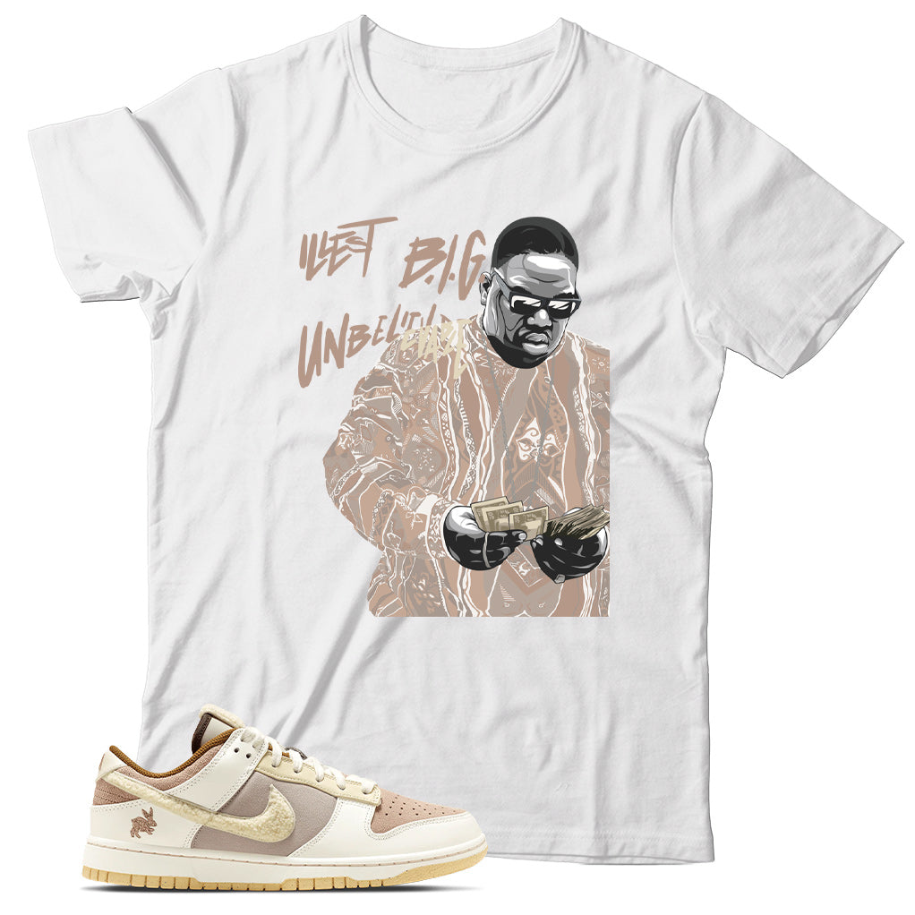 Dunk Low Year of the Rabbit White Taupe T-Shirt
