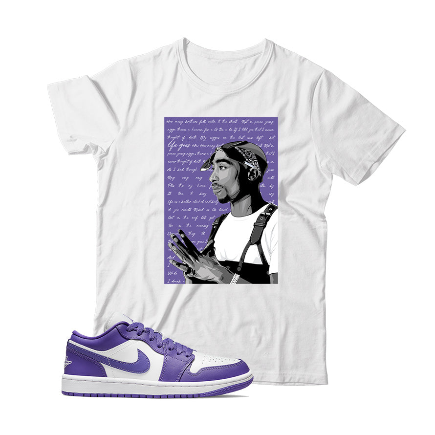 Jordan 1 Low Psychic Purple T-Shirts
