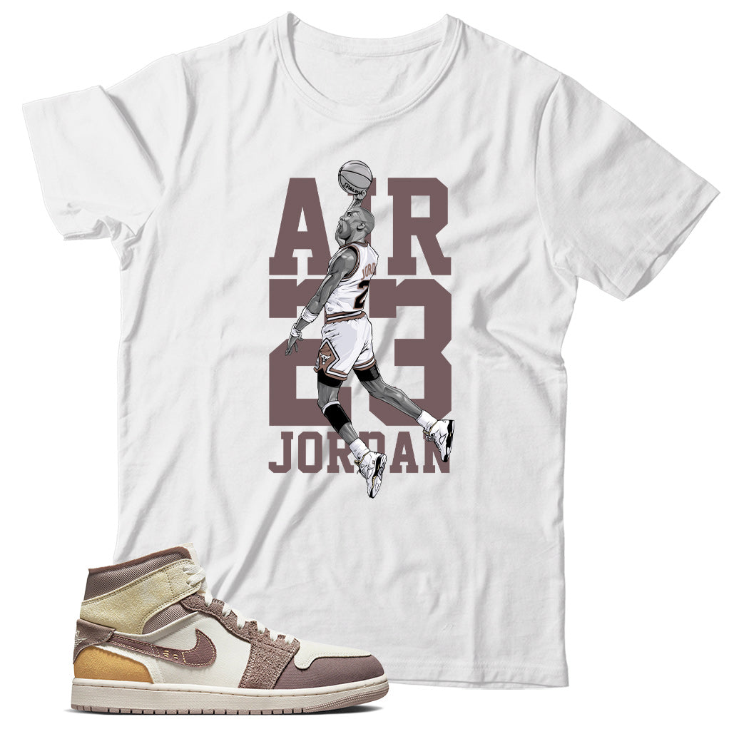 Jordan 1 Craft Taupe Haze shirt