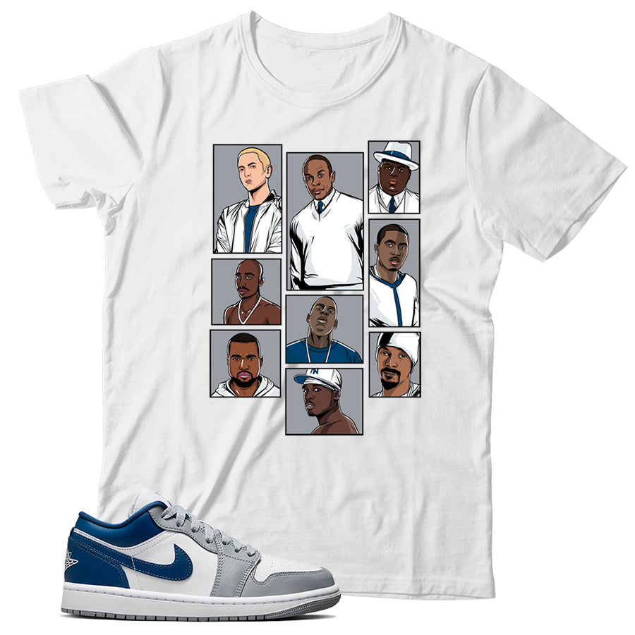 Jordan 1 Low LA Dodgers T-Shirts