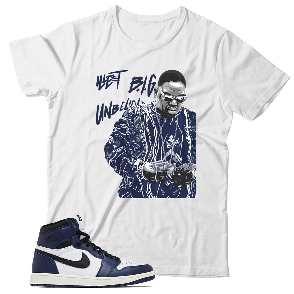 Jordan 1 Midnight Navy shirt