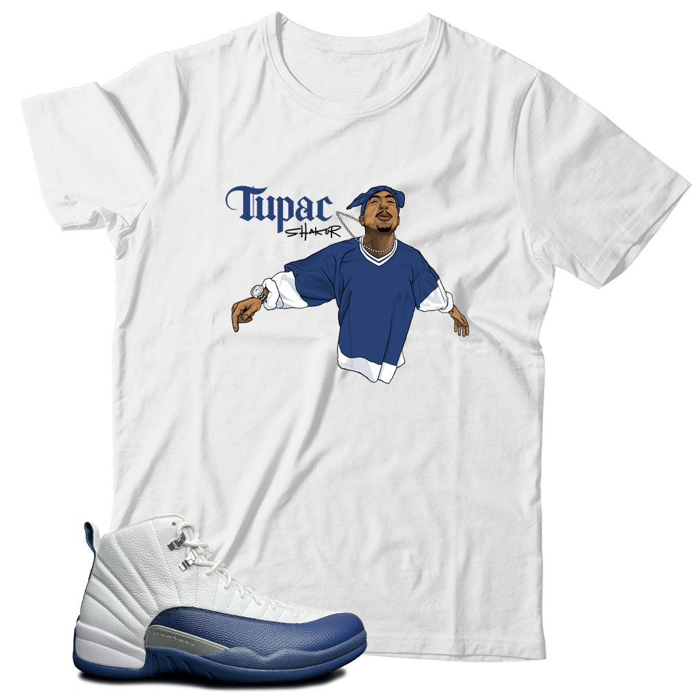 Jordan 12 French Blue shirt