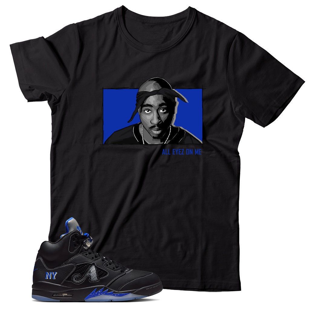 Jordan 5 Awake NY Black shirt