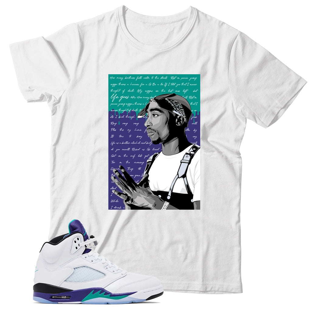 Jordan 5 Grape shirt
